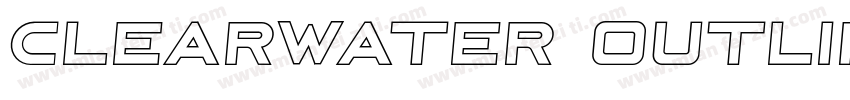 Clearwater Outline R字体转换